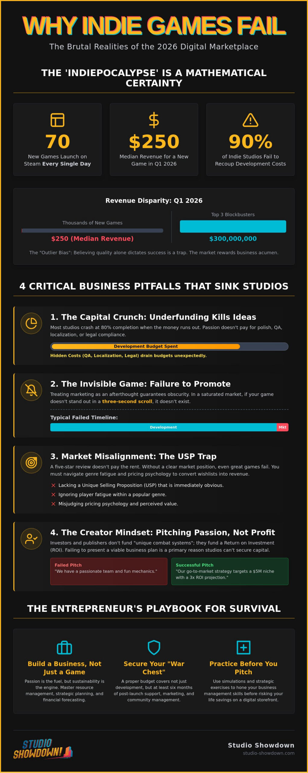 Why Most Indie Games Fail: The Hard Truth About the Business of Play in 2026
